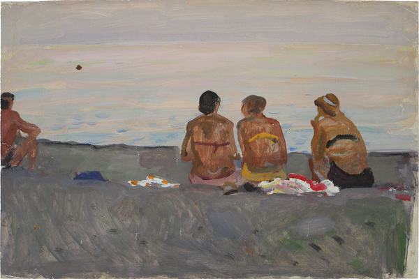 Алексеев Адольф Евгеньевич. Розовый вечер. Крым